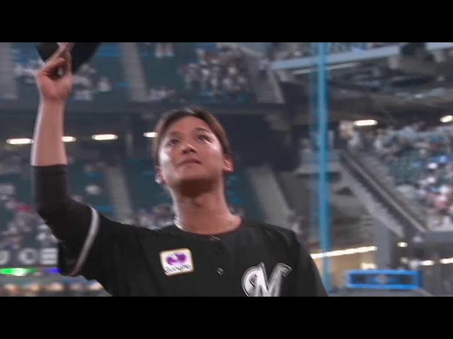 マリーンズ・石川慎吾選手ヒーローインタビュー 7月8日 北海道日本ハムファイターズ 対 千葉ロッテマリーンズ