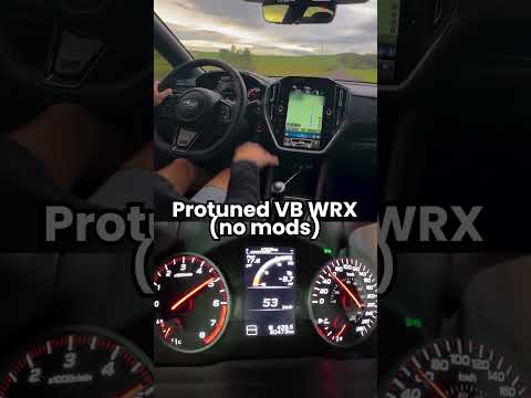 Protuned VB WRX Acceleration (No Mods) #subaru #automobile