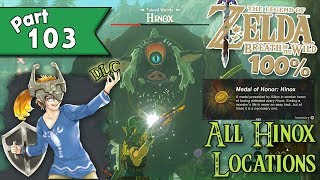 Legend of Zelda: Breath of the Wild 100% walkthrough Part 103 - All Hinox/Stalnox Locations!
