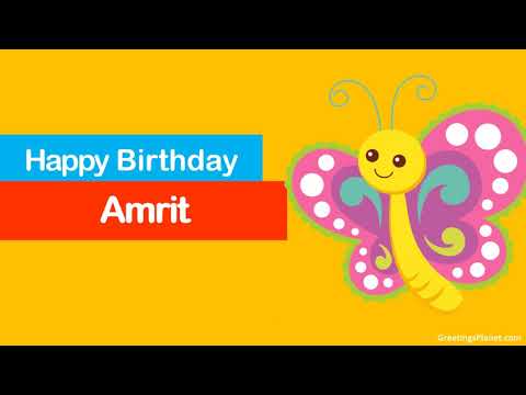 Happy Birthday to Amrit