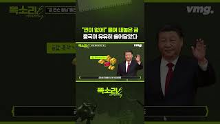 쩐이 없어! 울며 내놓은 금, 중국이 유유히 쓸어담았다 / 똑소리E / 비디오머그 #shorts