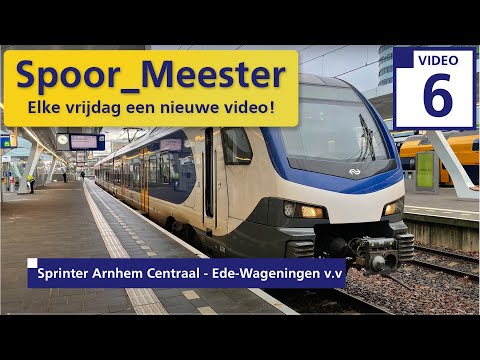 (4K) Cabinerit Trein Machinist | Rij mee met een ''slag'' Arnhem Centraal-Ede-Wageningen FLIRT (6)