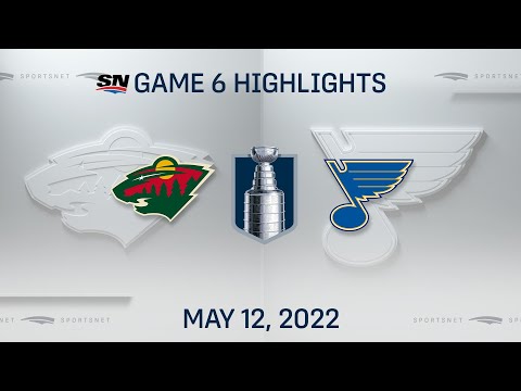 NHL Game 6 Highlights ' Wild vs. Blues - May 12, 2022
