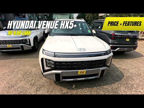 2026 Hyundai Venue HX 5 Plus | Detailed Walkaround | Rs 9.99 Lakh