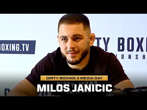 MILOS JANICIC Praisis Balkan Support & Wants Dirty Boxing Title Shot Soon | DBX 3