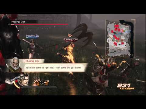Gan Ning Legendary Battle 1 Hard Wu Conquest Gameplay Video Dynasty Warriors 7 PS3