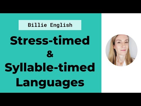 Stress-timed vs. syllable-timed languages | English Pronunciation