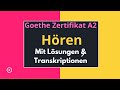 Prüfung Goethe Zertifikat A2 Hören German Listening Exam Goethe A2