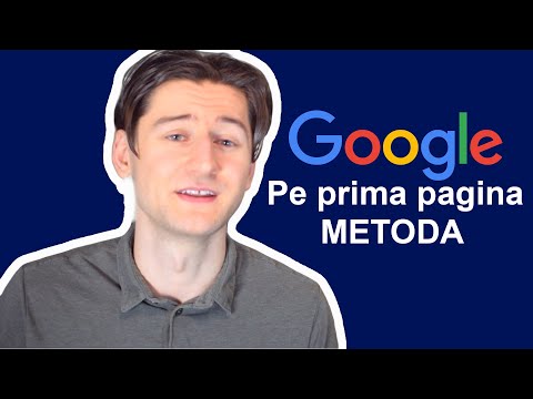 Cum sa ajungi pe prima pagina pe Google - Optimizare Seo