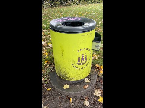 Inside a Copenhagen recycling center