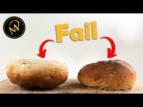 Common baking mistake - how to avoid a UFO bread