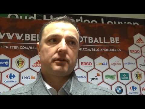 Belgische bondscoach Ives Serneels