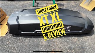 Thule Force XT-XL Unboxing, Install, and Review (1st trip feedback in description)