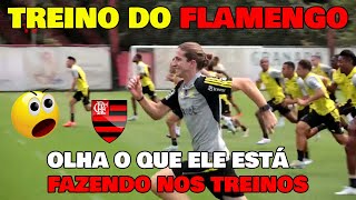 FILIPE LUÍS É UM GÊNIO! "TREINO DO FLAMENGO" ELE SURPREENDE A TODOS!