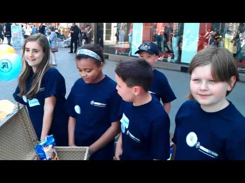 Kinder haben Rechte -Aktion in Halle (Saale)