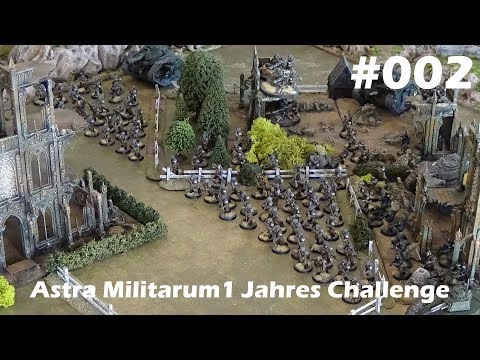 Infantry Squad Zusammenbau - Astra Militarum - 1Jahres-Challenge (Timeshift)