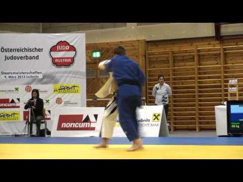 Judo ÖM 2013 -66kg Weichinger vs Weixelbaumer