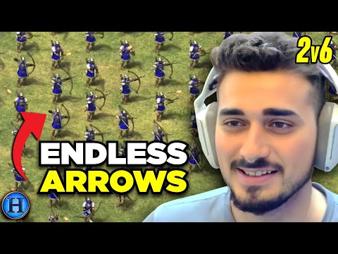 Hera & VpnEnjoyer vs 6 EXTREME AIs (EPIC GAME) | AoE2