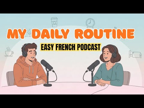 Daily Routine in French | Slow Podcast for Beginners | Talk About Your Day