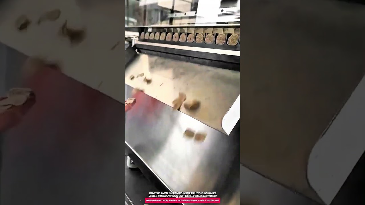 Insane Ultra-Thin Cutting Machine - Slices Materials Down to 1 mm at Extreme Speed