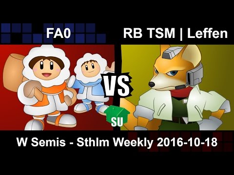 FA0 (Icies) vs RB TSM Leffen (Fox) - Winners Semis Sthlm Weekly 2016-10-18