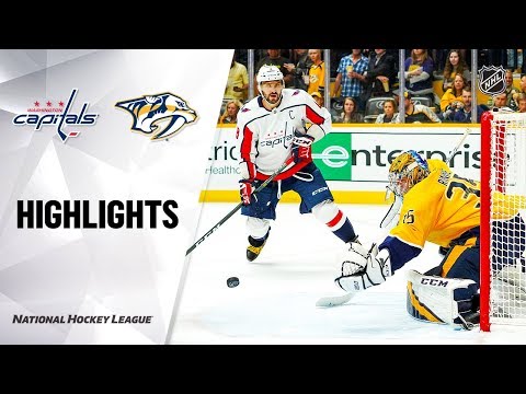 NHL Highlights | Capitals @ Predators 10/10/19