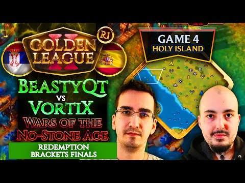 Golden League II Main Event - Wars of the No Stone Age! -Beastyqt vs Vortix - G4