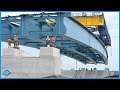 Japan and Korea's Amazing Modern Bridge Building Technology. Heavy Duty Construction Equipments