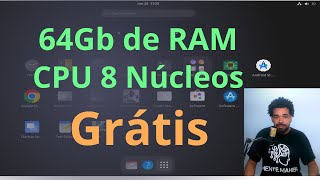 VPS GRÁTIS com 64GB de RAM e 8 Núcleos 2 Threads – Passo a Passo!