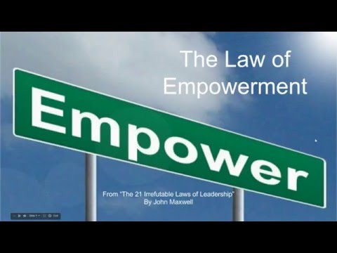 Law of Empowerment