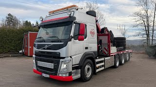 Camião plataforma Volvo 2018 Volvo FM500 Kranbil med HMF 5020K kran + Trailerbygg henger a venda - Imagem 4 | Autoline BR Camião plataforma Volvo 2018 Volvo FM500 Kranbil med HMF 5020K kran + Trailerbygg henger | Imagem 4 - Autoline