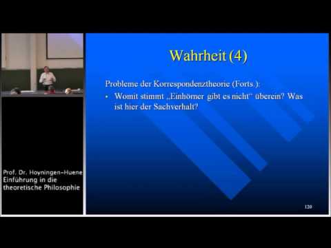 Grundbegriffe der Erkenntnistheorie I: Wissen und Wahrheit