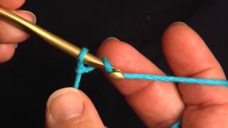 How to Crochet Left-Handed: Chain Stitch