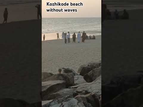 #beach #kozhikode #kozhikodebeach #sunset #waves