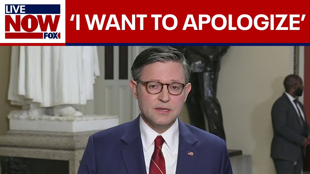 Speaker Johnson: 'I want to apologize' for government shutdown