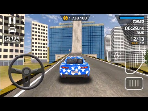 Smash Car Hit 3D - American Car Driving Impossible City Stunts Car Simulator - Android Gameplay 2021
