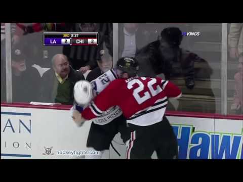 Dustin Brown vs Troy Brouwer Mar 10, 2010 - LA feed