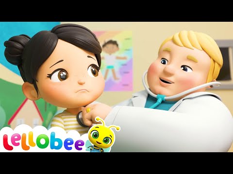 Going to The Doctor's Song | Lellobee -   Nursery Rhymes for Kids | ABC & 123