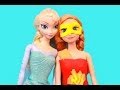 PLAY-DOH Elsa makes Anna a Fire Super Hero ...
