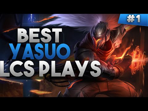 Best Yasuo LCS Plays l ft Faker, Bjergsen, Xiaoweixiao...