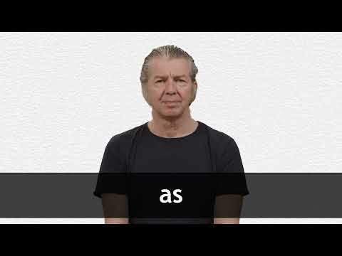 As definition translations collins english dictionary