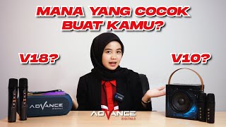 Download lagu Speaker Terbaik? Bandingkan Advance V10 vs V18 di Sini! mp3