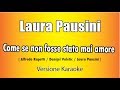 Laura Pausini  -  Come se non fosse stato mai amore  (Versione Karaoke Academy Italia)
