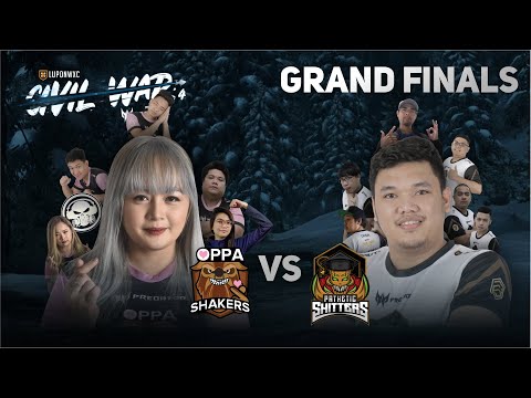 Oppa Shakers vs Pathetic Shitters Game 1 (BO5) | Lupon Civil War Season 4 Gran Finals