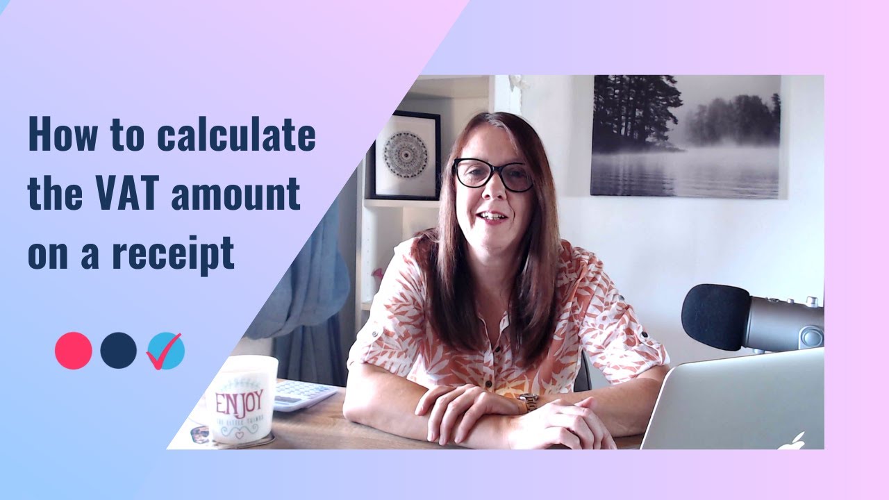 How to calculate the VAT amount on a receipt