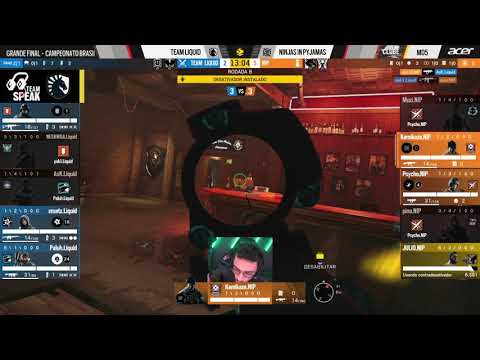 CLUTCH/3K DO PALUH SALVANDO A LIQUID CONTRA A NIP - MELHORES MOMENTOS FINAL BRASILEIRO RAINBO SIX