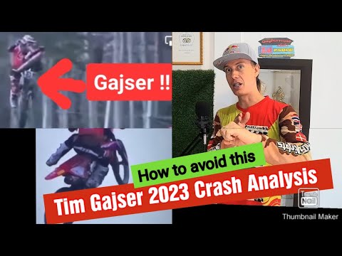 Tim Gajser Crash Analysis 2023 | What happened - injury & How to avoid this