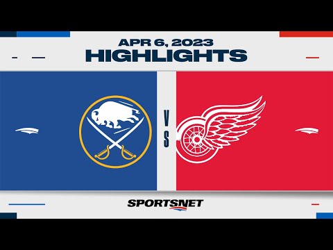 NHL Highlights | Sabres vs. Red Wings - April 6, 2023