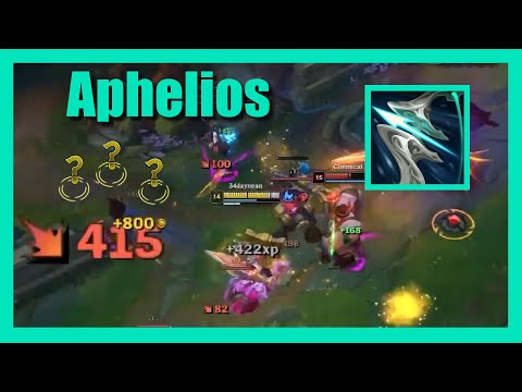When Aphelios gets 3 items...