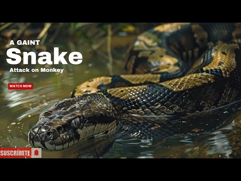 Deadly Encounters: How Anacondas Hunt Prey Near Water😱